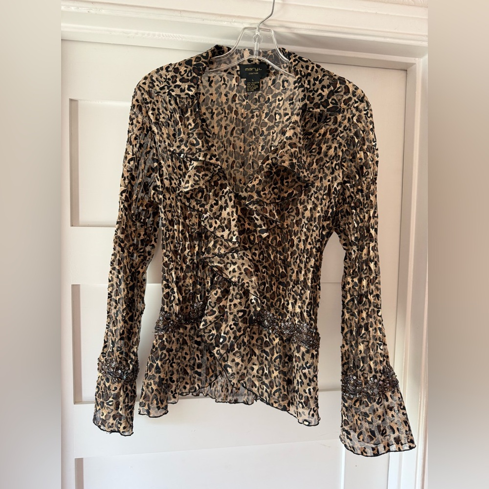 Y2K Sheer blouse